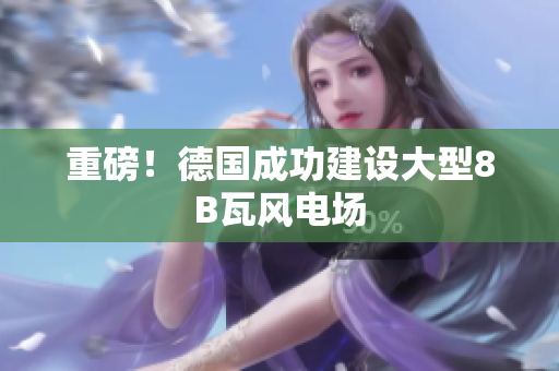 重磅！德国成功建设大型8B瓦风电场
