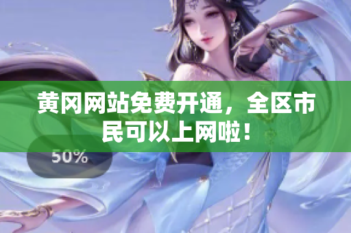 黄冈网站免费开通，全区市民可以上网啦！