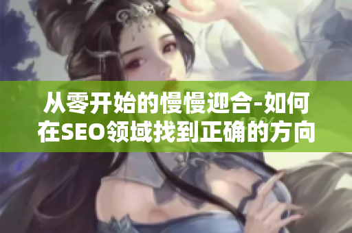从零开始的慢慢迎合-如何在SEO领域找到正确的方向