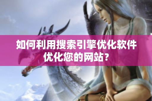 如何利用搜索引擎优化软件优化您的网站？