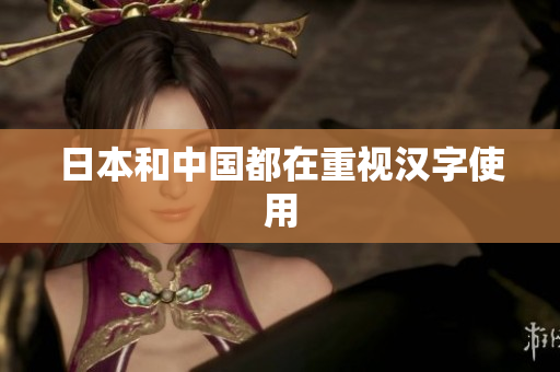 日本和中国都在重视汉字使用