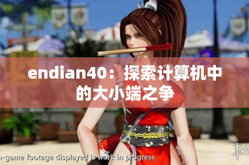 endian40：探索计算机中的大小端之争