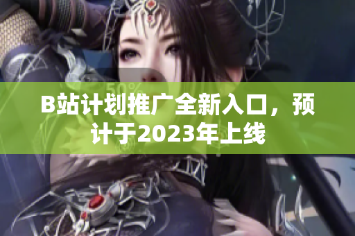 B站计划推广全新入口，预计于2023年上线