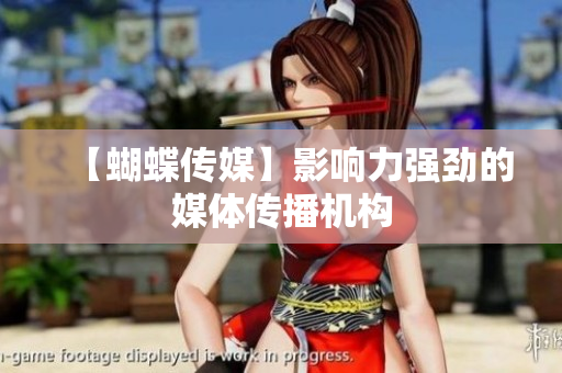 【蝴蝶传媒】影响力强劲的媒体传播机构