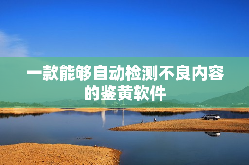 一款能够自动检测不良内容的鉴黄软件