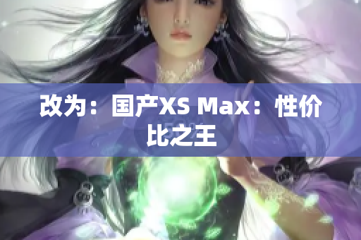 改为：国产XS Max：性价比之王