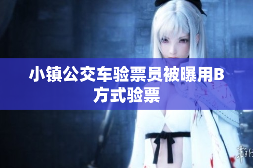 小镇公交车验票员被曝用B方式验票