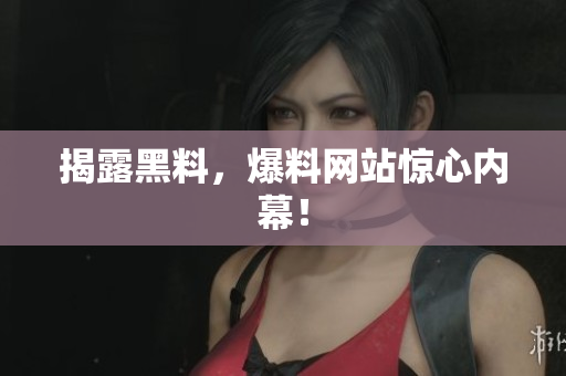 揭露黑料，爆料网站惊心内幕！