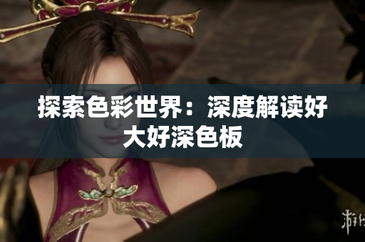 探索色彩世界：深度解读好大好深色板