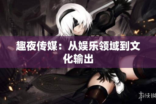 趣夜传媒：从娱乐领域到文化输出
