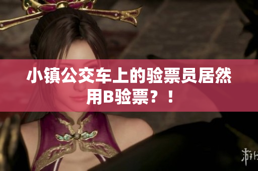 小镇公交车上的验票员居然用B验票？！