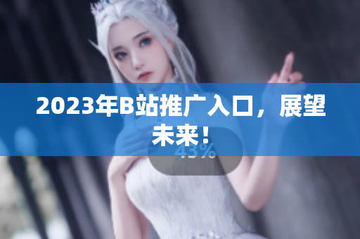 2023年B站推广入口，展望未来！