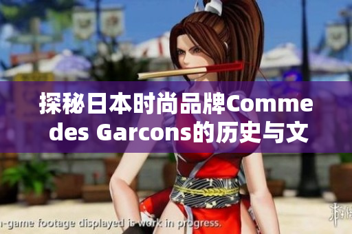 探秘日本时尚品牌Comme des Garcons的历史与文化
