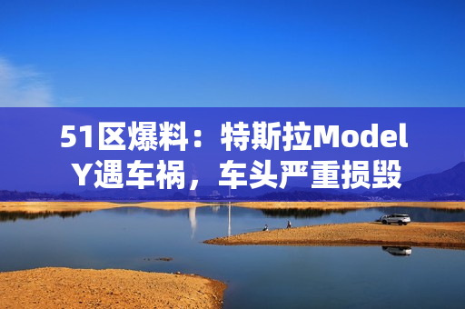 51区爆料：特斯拉Model Y遇车祸，车头严重损毁