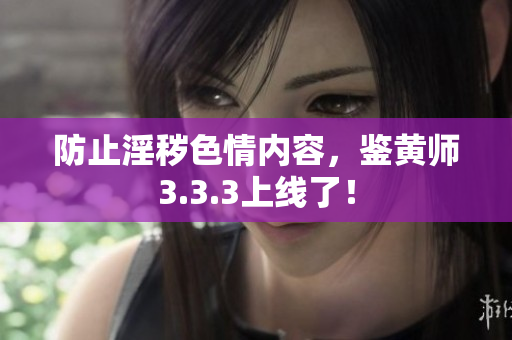 防止淫秽色情内容，鉴黄师3.3.3上线了！