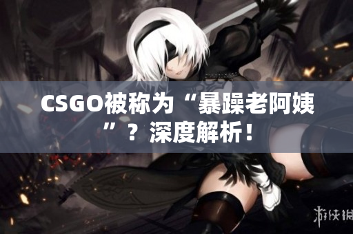 CSGO被称为“暴躁老阿姨”？深度解析！