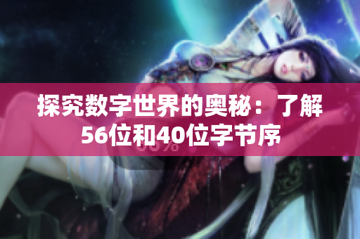 探究数字世界的奥秘：了解56位和40位字节序