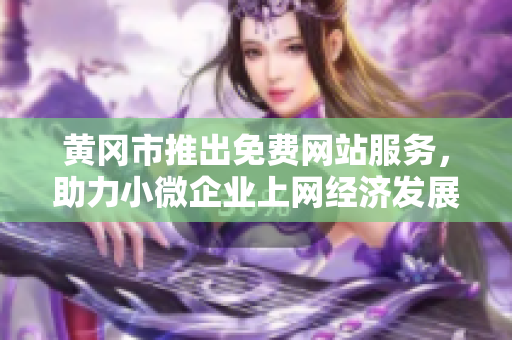 黄冈市推出免费网站服务，助力小微企业上网经济发展