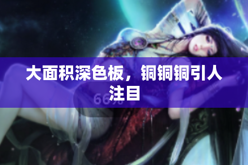 大面积深色板，铜铜铜引人注目