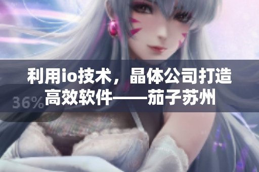 利用io技术，晶体公司打造高效软件——茄子苏州
