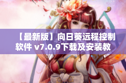 【最新版】向日葵远程控制软件 v7.0.9下载及安装教程