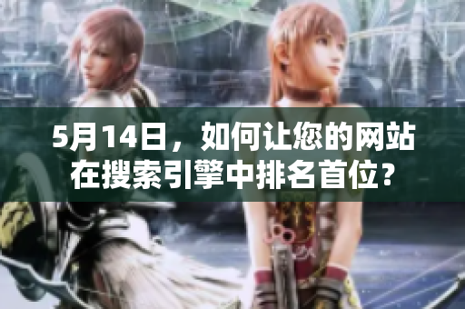 5月14日，如何让您的网站在搜索引擎中排名首位？