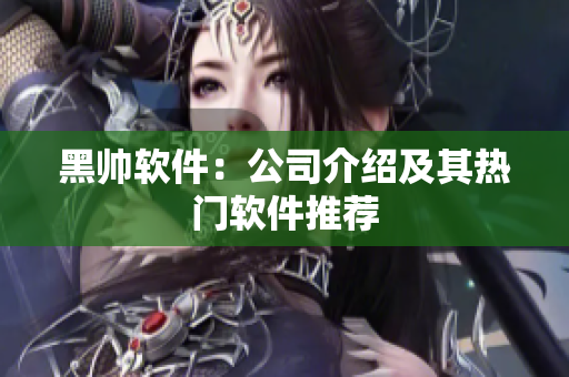 黑帅软件：公司介绍及其热门软件推荐