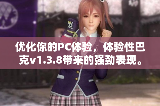 优化你的PC体验，体验性巴克v1.3.8带来的强劲表现。