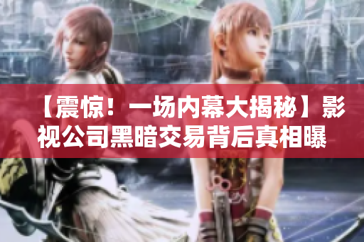 【震惊！一场内幕大揭秘】影视公司黑暗交易背后真相曝光