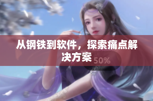 从钢铁到软件，探索痛点解决方案