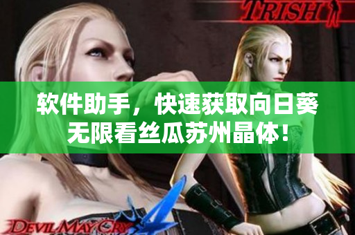 软件助手，快速获取向日葵无限看丝瓜苏州晶体！