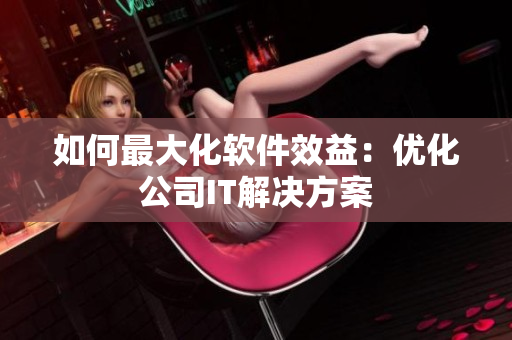 如何最大化软件效益：优化公司IT解决方案