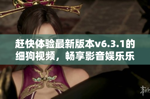 赶快体验最新版本v6.3.1的细狗视频，畅享影音娱乐乐趣!