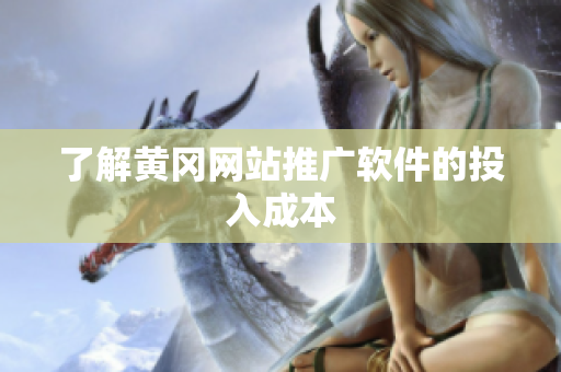 了解黄冈网站推广软件的投入成本