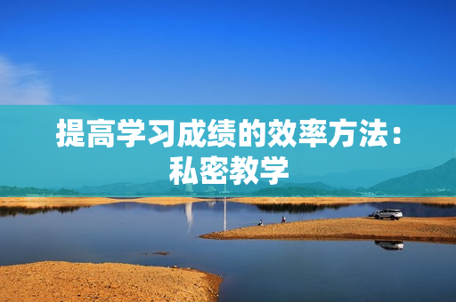 提高学习成绩的效率方法：私密教学