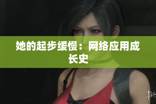 她的起步缓慢：网络应用成长史