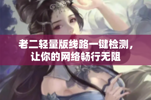 老二轻量版线路一键检测，让你的网络畅行无阻