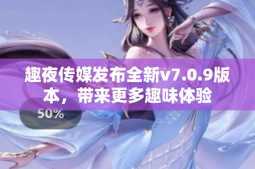 趣夜传媒发布全新v7.0.9版本，带来更多趣味体验