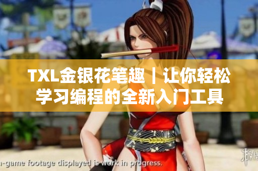 TXL金银花笔趣｜让你轻松学习编程的全新入门工具