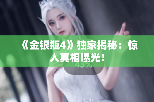 《金银瓶4》独家揭秘：惊人真相曝光！