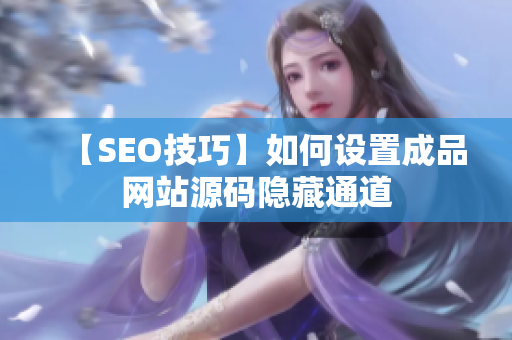 【SEO技巧】如何设置成品网站源码隐藏通道