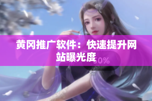 黄冈推广软件：快速提升网站曝光度