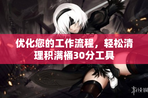 优化您的工作流程，轻松清理积满桶30分工具