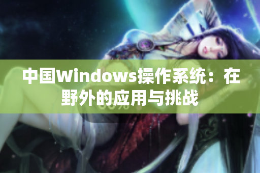 中国Windows操作系统：在野外的应用与挑战