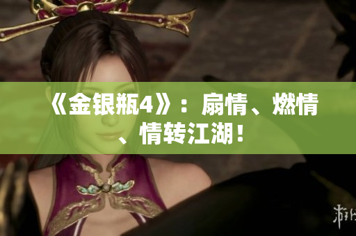 《金银瓶4》：扇情、燃情、情转江湖！