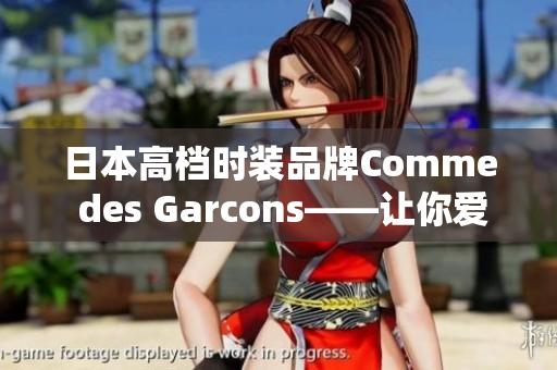 日本高档时装品牌Comme des Garcons——让你爱不释手！