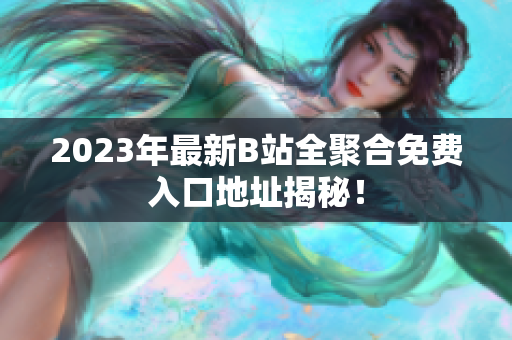 2023年最新B站全聚合免费入口地址揭秘！