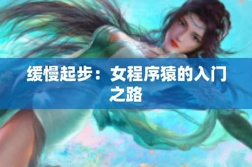 缓慢起步：女程序猿的入门之路