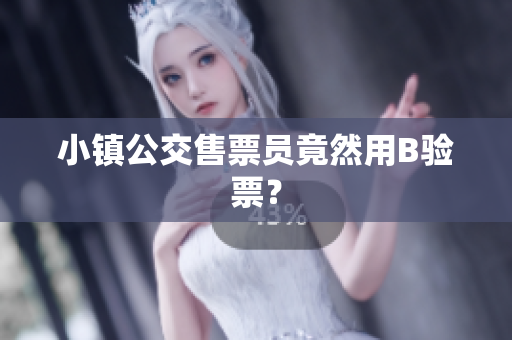 小镇公交售票员竟然用B验票？