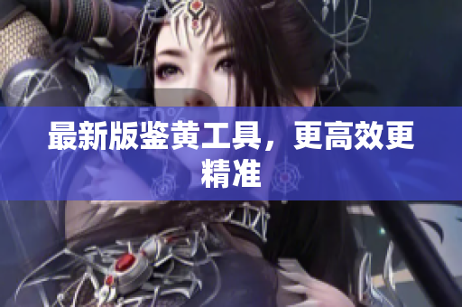 最新版鉴黄工具，更高效更精准